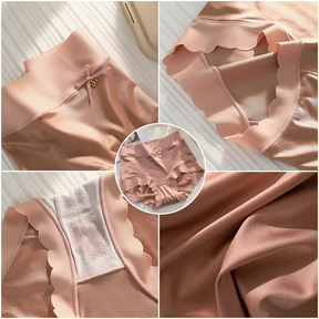 🔥 Achetez 2 et Obtenez 3 🔥 Sous-vêtements gynécologiques hygroscopiques, antibactériens et sans odeur en soie